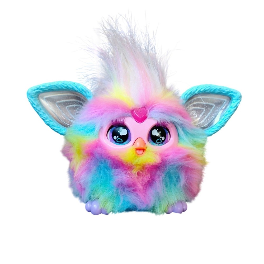 Rainbow Furby Interactive Plush Toy 2023 Hasbro Tested Working Cute